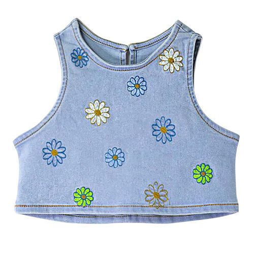 Playera Casual Para Niña Choys Azul 8303