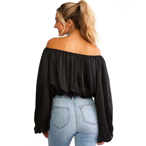 Blusa Casual Para Jovencitas Hyfve Negro HF23G502