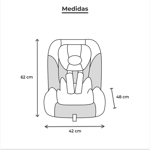 Autoasiento Para Carro Prinsel Rally Elite Rojo