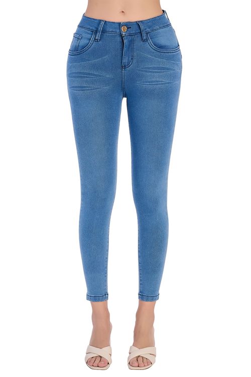 Jeans Devendi Skinny Azul Medio 111-85