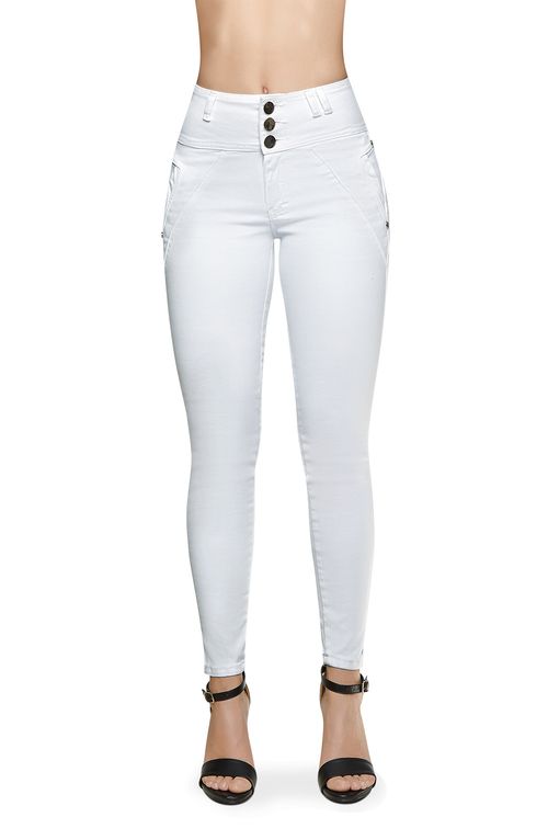 Jeans Devendi Push Up Blanco 112-58