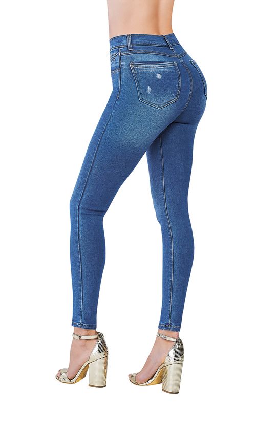 Jeans Devendi Skinny Azul Medio 111-46