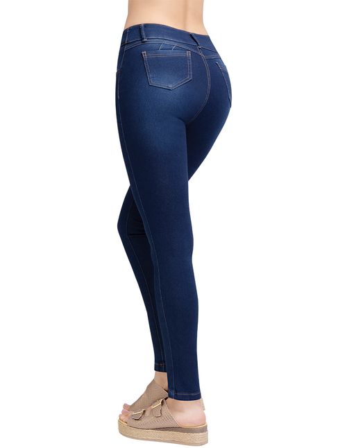 Jeans Devendi Skinny Tiro Alto 111-23