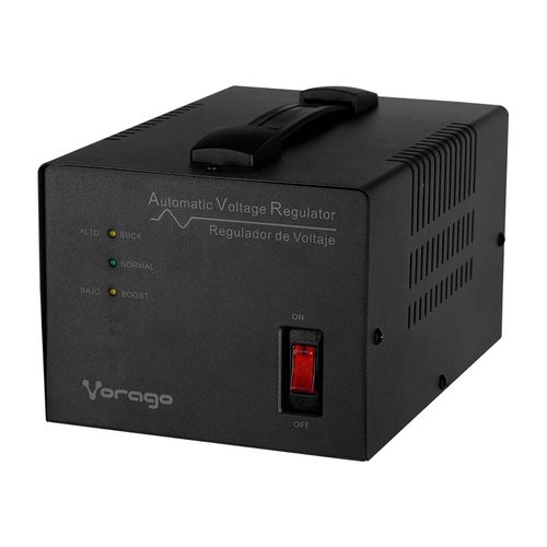 Regulador De Corriente Vorago Negro AVR-400