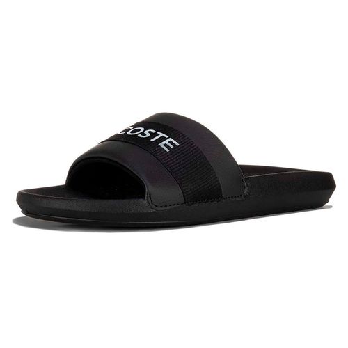 Sandalia Casual Para Caballero Lacoste Croco Slide Negro 741CMA0007MX02H