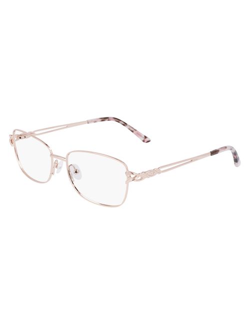 Lentes oftálmicos para dama Marchon rosa dorado tres jolie 199