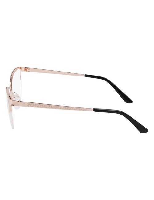 Lentes oftálmicos para dama Marchon rosa dorado m-4022