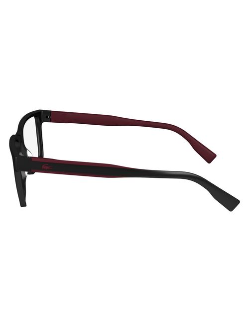 Lentes oftálmicos clip on para caballero Lacoste negro brillante l6010mag-set