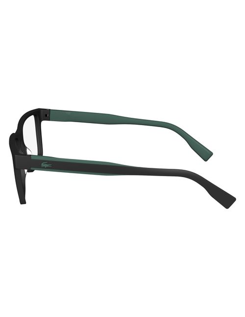 Lentes oftálmicos clip on para caballero Lacoste negro l6010mag-set
