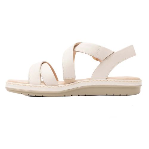 Sandalia Casual Para Dama Flexi Crema 100227