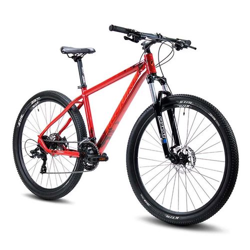 Bicicleta De Montaña Alubike Sierra R26 24V M Rojo 310234