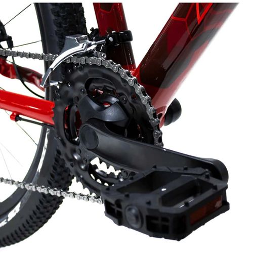 Bicicleta De Montaña Alubike Sierra R26 24V M Rojo 310234