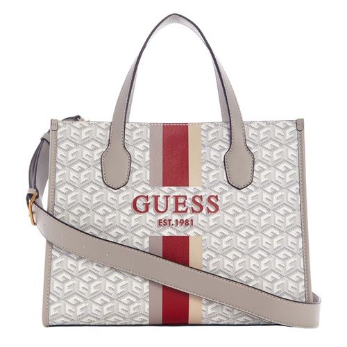 Bolsa Casual Para Dama Guess Beige Logo SC866522-STL