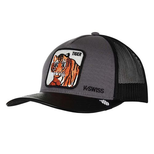 Gorra Para Caballero Kswiss Gris TIGRE