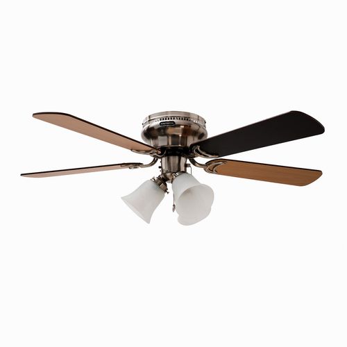 Ventilador De Techo Masterfan 42 Pulgadas Satinado Oporto Plafon