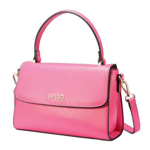 Bolso satchel para dama Enso rosa eb503hbp