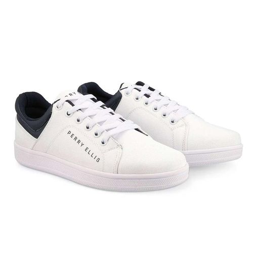 Tenis Casual Para Caballero Perry Ellis Blanco 4560