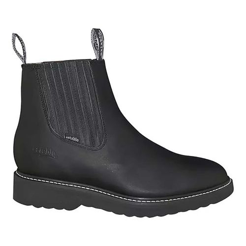 Bota Vaquera Para Caballero Establo Negro Grasso 501