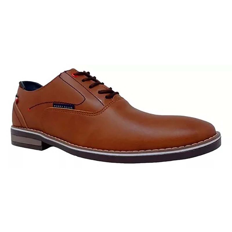 Zapato De Vestir Para Caballero Perry Ellis Cafe 7379 La Marina