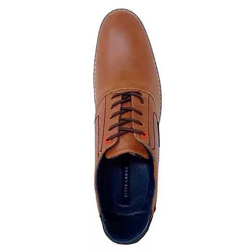 Zapato De Vestir Para Caballero Perry Ellis Café 7379