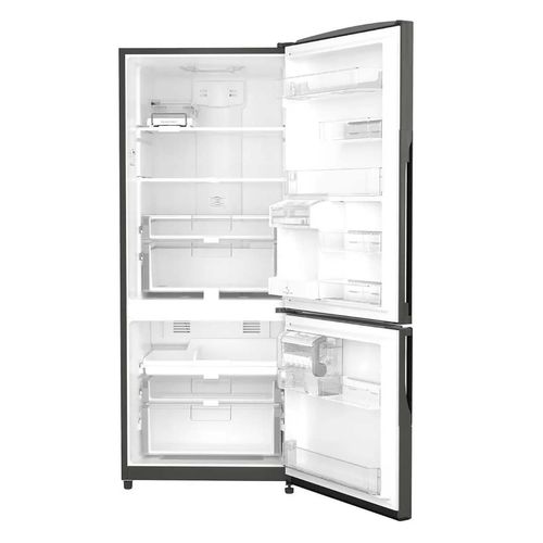 Refrigerador bottom mount 19 pies Mabe negro rmb520ijmrp1