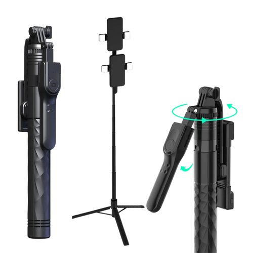 Tripié portátil 2 en 1 Gadgets & Fun con selfie stick y control remoto inalámbrico