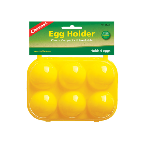 Caja de Almacenamiento para Huevos Coghlan's con 6 Compartimentos y Asa Amarillo Mod.812A