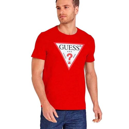 Playera Casual Para Caballero Guess Rojo M93I56K8FQ0-TLR