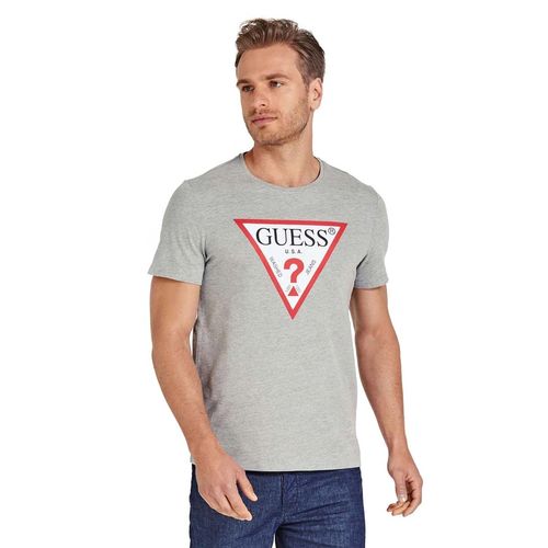 Playera Casual Para Caballero Guess Gris M93I56K8FQ0-SHG