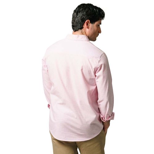 Camisa Casual Para Caballero Tucane Rosa STRIPES