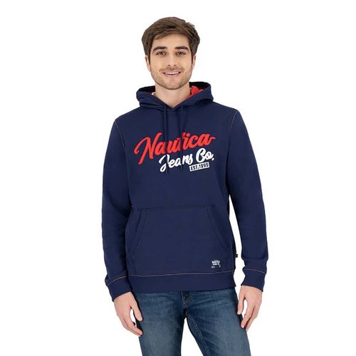 Sudadera Cerrada Para Caballero Nautica Azul Marino K36970