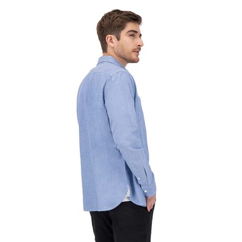 Camisa Casual Para Caballero Nautica Azul W36911