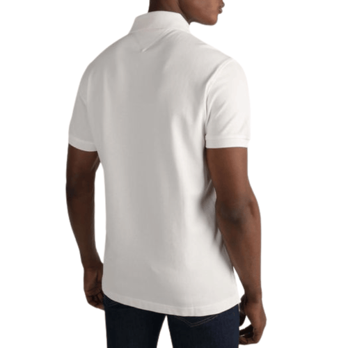 Playera polo para hombre Tommy Hilfiger hueso regular mw0mw32346 ybh
