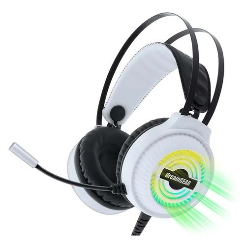Diadema gamer Dream Gear blanca dgswo-6555