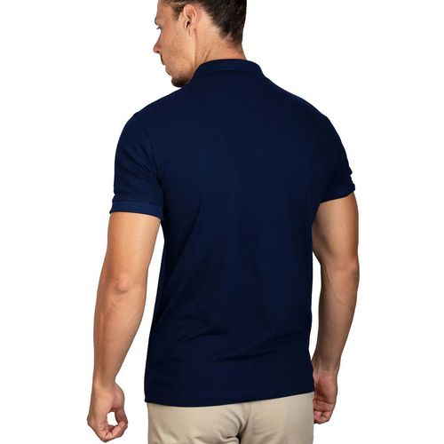 Playera Tipo Polo Para Caballero Soul And Blues Marino A0400