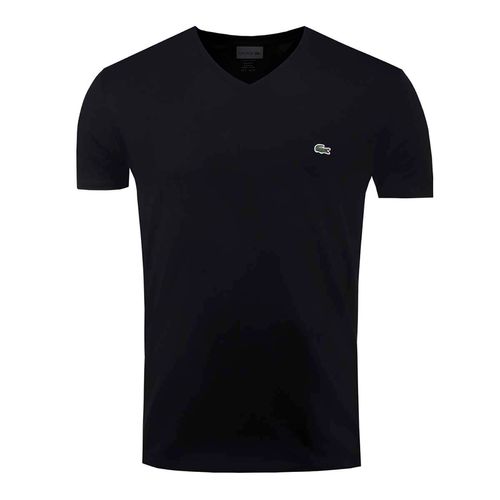 Playera Lacoste negro para caballero TH6710-031