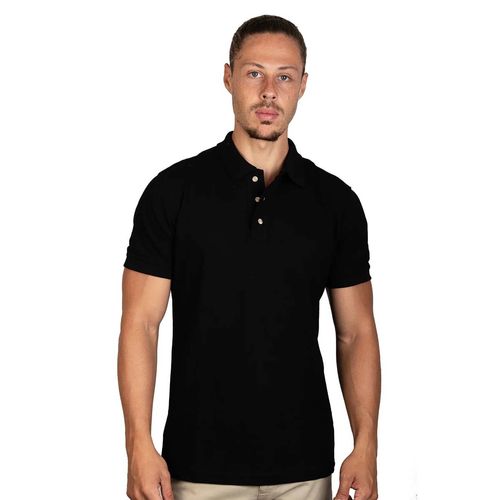 Playera Tipo Polo Para Caballero Soul And Blues Negro A0400