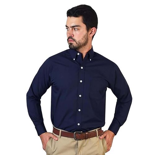 Camisa Casual Para Caballero Soul And Blues Marino A0046