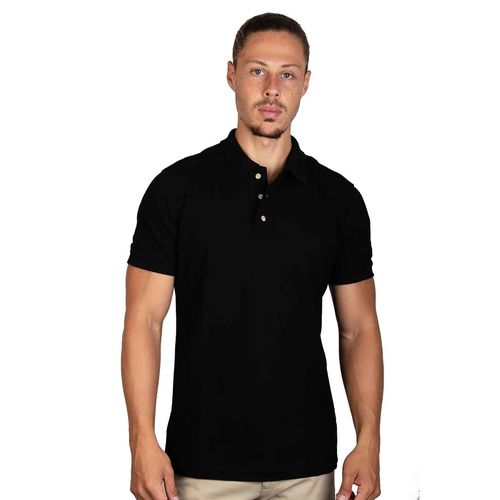 Playera Tipo Polo Para Caballero Soul And Blues Negro A0402