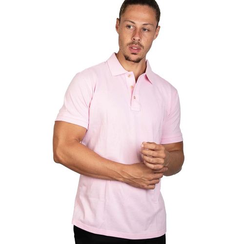 Playera Tipo Polo Para Caballero Soul And Blues Rosa A0402