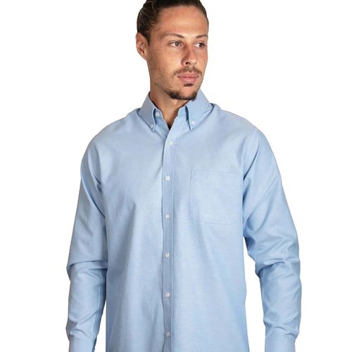 Camisa Casual Para Caballero Soul And Blues Azul Cielo A0076