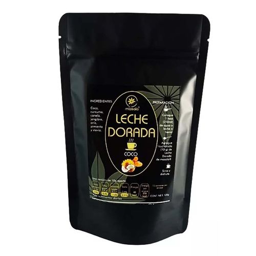 Bolsa de té leche dorada coco Masala ldco120