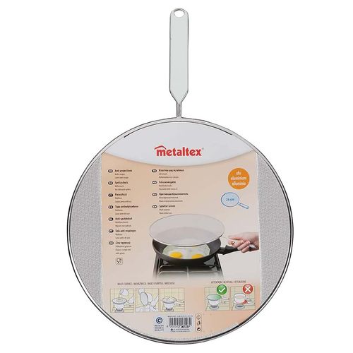 Tapa antisalpicaduras Metaltex acero 206129