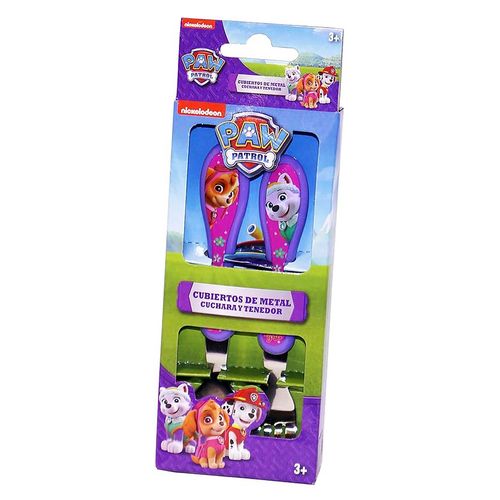 Juego de cubiertos paw patrol Regalos Siglo XXI morado 1669-493