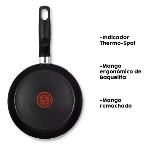 Sartén Redondo 20 cm Vital Tefal Rojo 230900