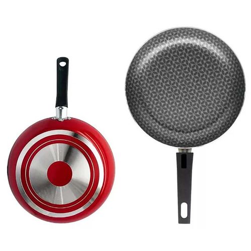 Batería de cocina 7 piezas express Ecko rojo 35914