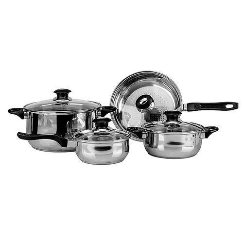 Batería De Cocina 7 Piezas Priminute Negro VERACRUZ