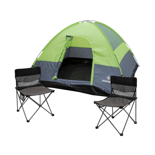 Set casa de campaña con 2 Sillas Stansport mod. oml-01