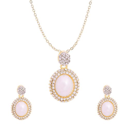 Set de collar y aretes Unlimited by ob chapa de oro jrcawkn89