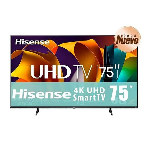 Pantalla Hisense 75p smart tv led negro 75a6n